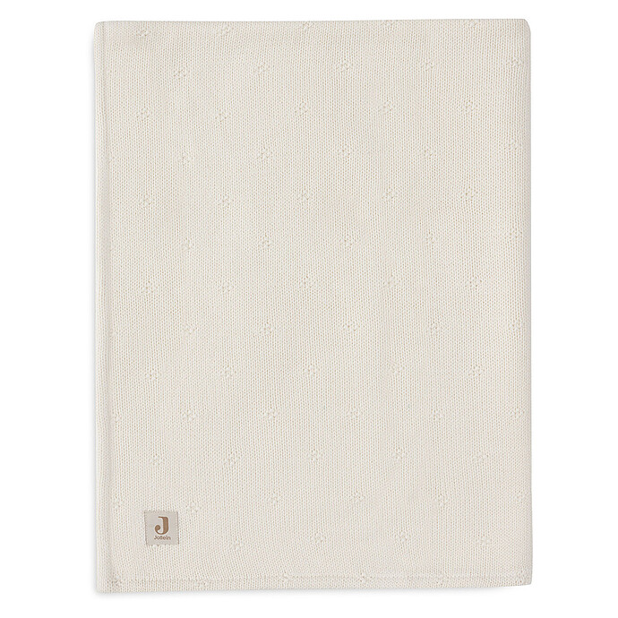 Couverture Berceau Cosy Knit - Ivory Velvet Jollein