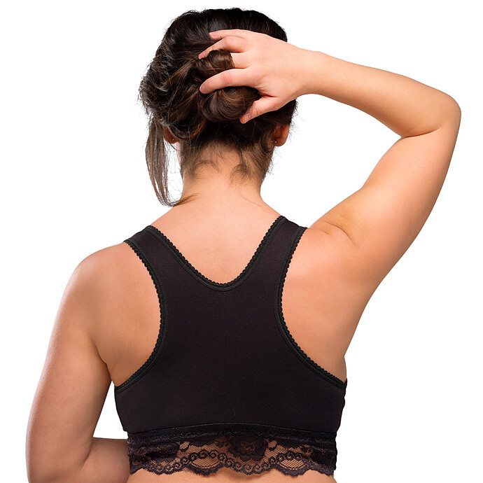 Avis Brassière Cache-coeur de Grossesse et d'Allaitement Noir - XL
