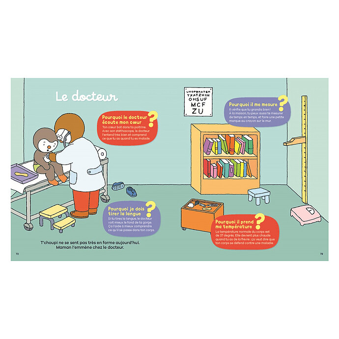 T'choupi Mon Grand Livre des Pourquoi pas cher
