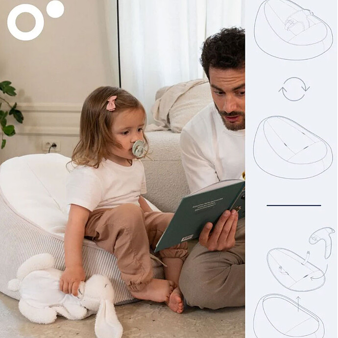 Avis Transat Pouf Evolutif Seat'n Grow Doomoo - Sand
