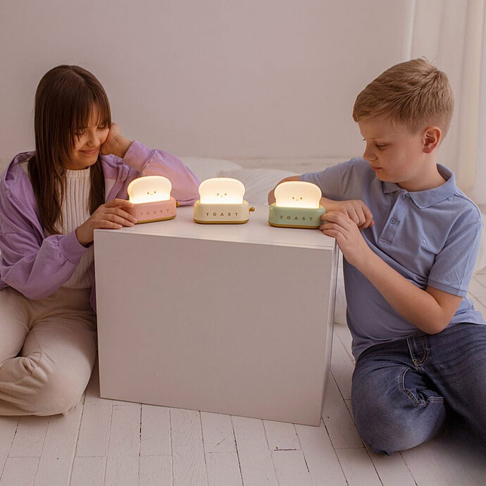 Avis Veilleuse LED - Toaster Rose