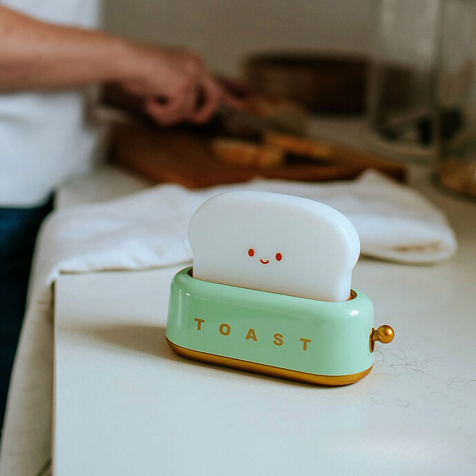 Veilleuse LED - Toaster Vert mary's