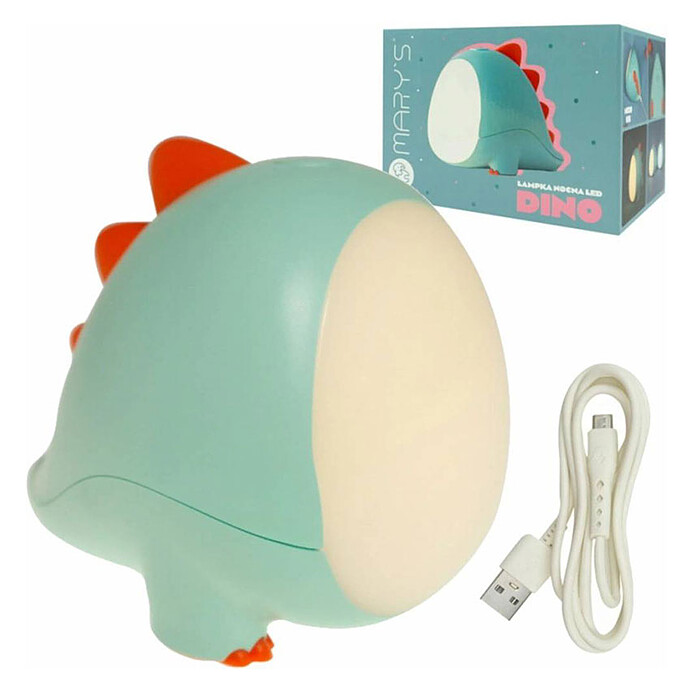 Veilleuse LED - Dino Vert mary's