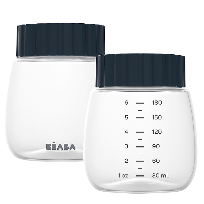 Lot de 2 Bouteilles de Recueil et Conservation pour Lait Maternel BÉABA