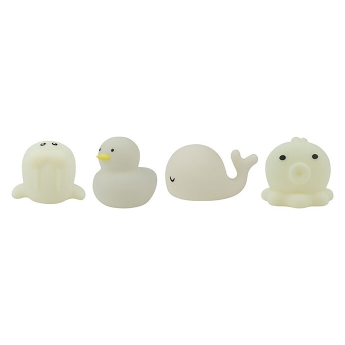 Lot de 4 Jouets de Bain Lumineux mary's