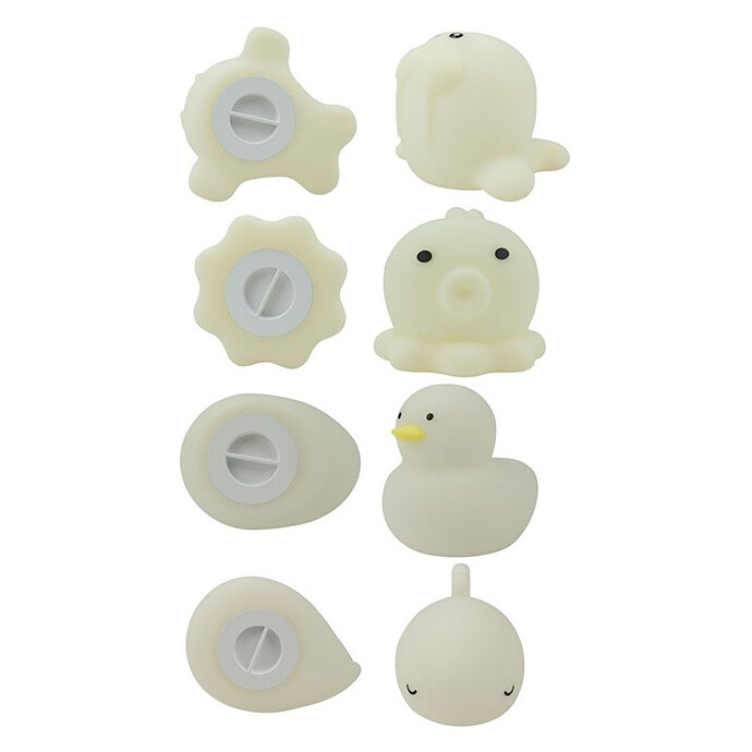 Lot de 4 Jouets de Bain Lumineux mary's