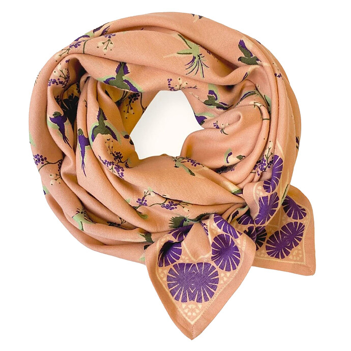 Big Foulard Latika Cerisier - Blush Apaches