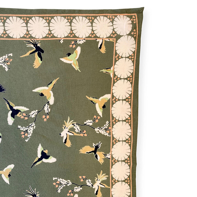 Big Foulard Latika Cerisier - Eucalyptus Apaches