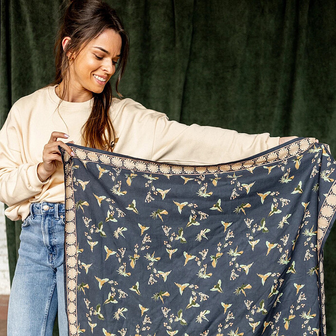 Avis Big Foulard Latika Cerisier - Orage
