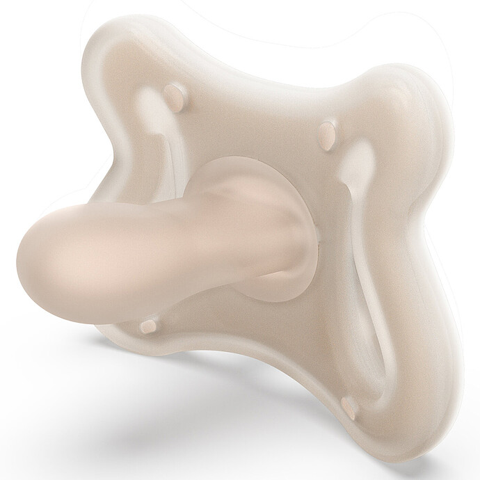 Sucette Symétrique Zerø.Zerø Light - 2/2 Mois Suavinex