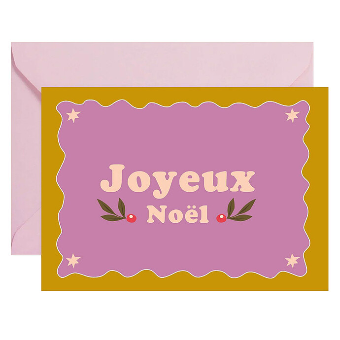 Carte Joyeux Noël  Ma petite vie