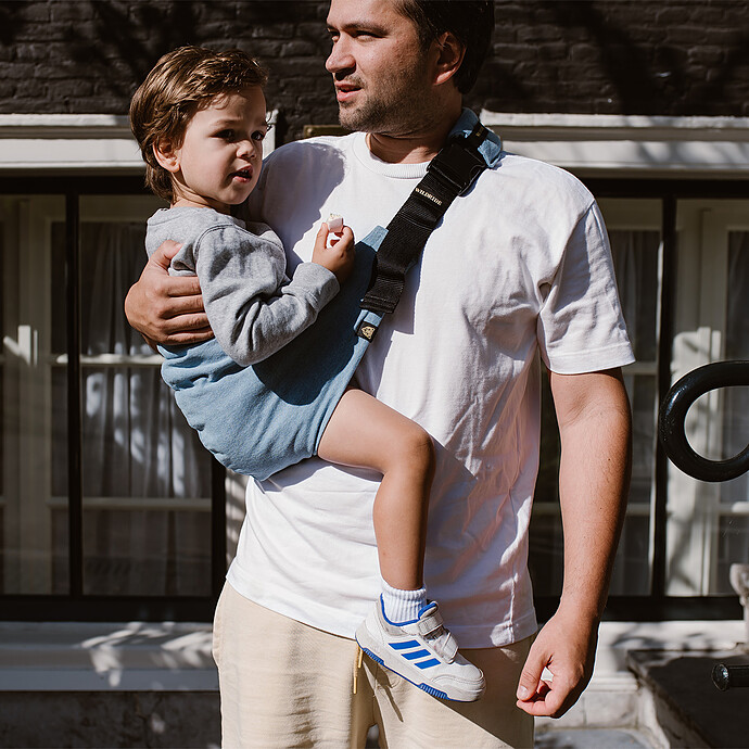 Porte-bébé pour Grand Enfant - Denim pas cher