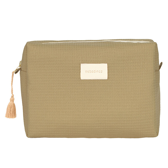 Trousse de Toilette Diva Opéra - Olive Green Nobodinoz