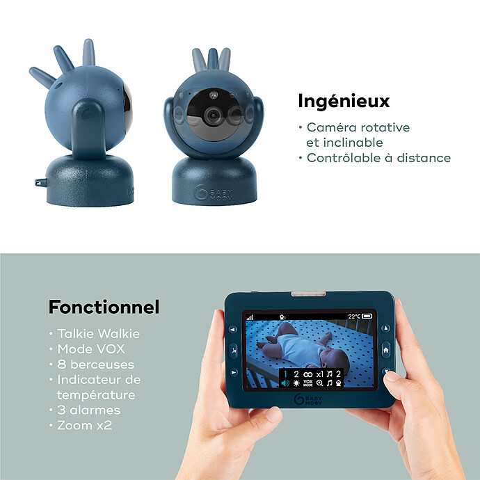 Avis Babyphone Vidéo YOO Master + HD