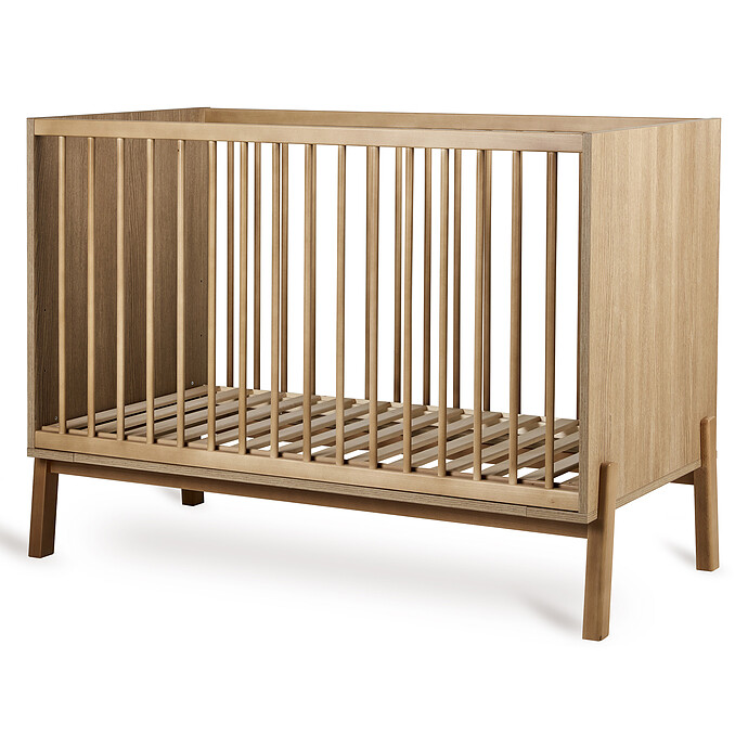 Lit Bébé Réglable Ashi 120 x 60 cm - Honey Ash Quax