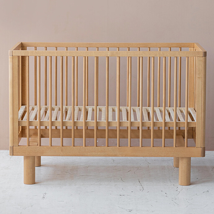 Achat Lit Bébé Evolutif Nox Bois Naturel - 60 x 120 cm