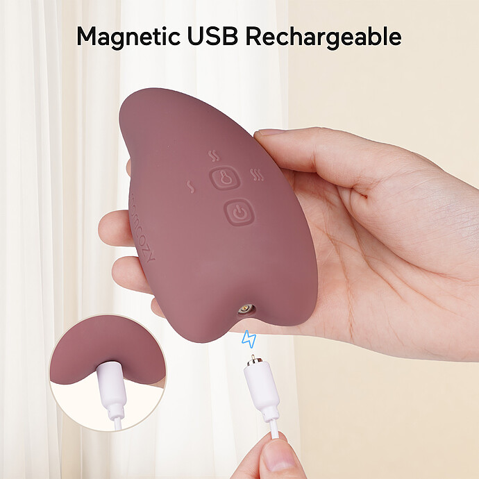 Masque Massant Poitrine – Soutien-gorge Chauffant 3 Modes – Pour Grossesse, Allaitement, Post-partum – USB Rechargeable