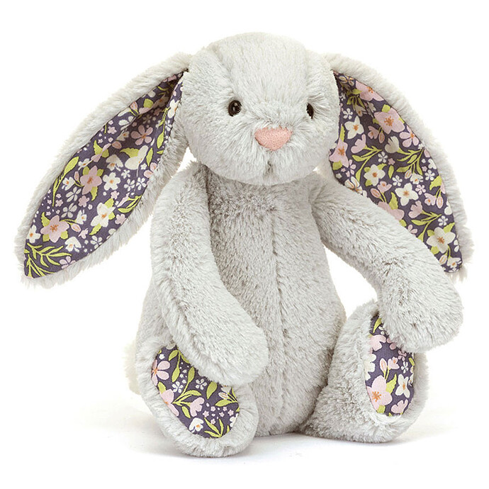 Blossom Silver Bunny Bloom - Small  Jellycat