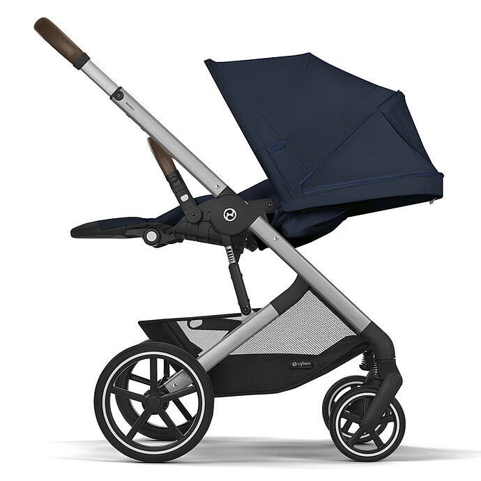 Poussette Citadine Balios S Lux Cadre Argent - Ocean Blue Cybex