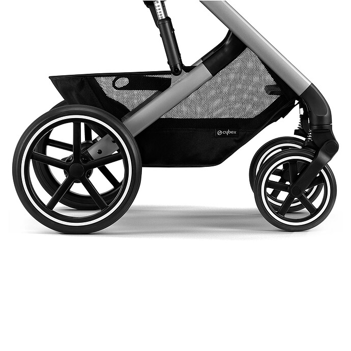 Poussette Citadine Balios S Lux Cadre Argent - Ocean Blue pas cher
