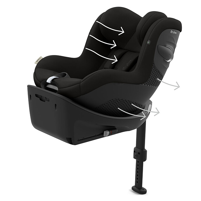 Siège Auto Sirona G i-Size Groupe 0+/1 - Magic Black pas cher