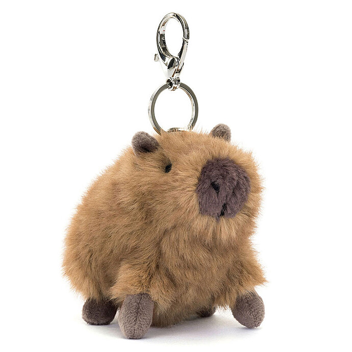 Porte-clé Clyde Capybara Jellycat