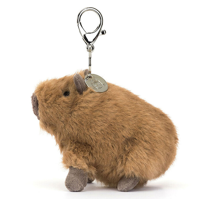 Porte-clé Clyde Capybara Jellycat