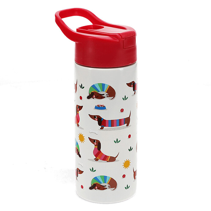 Gourde Inox Chien Saucisse - 500 ml Rex London