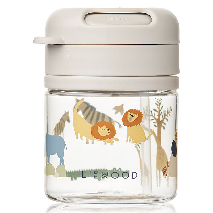 Verre avec Paille Pavia All Together Sandy - 280 ml   Liewood