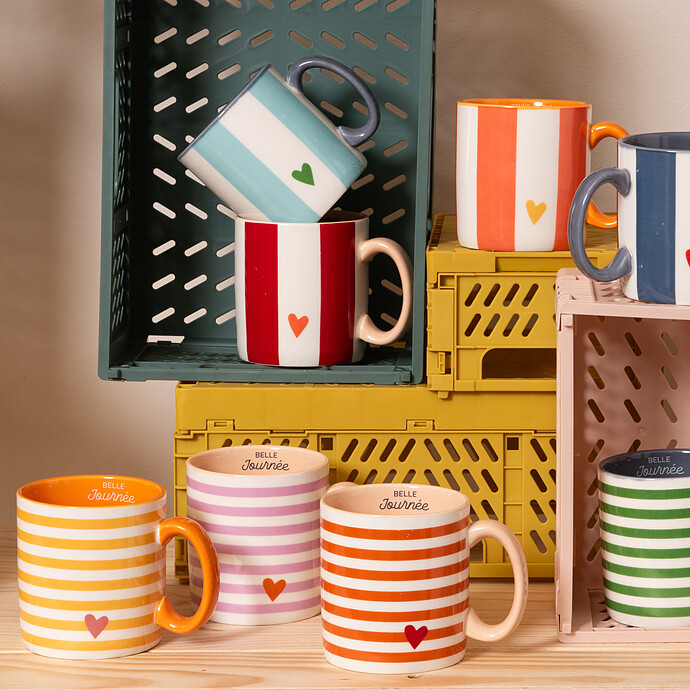 Tasse et verre