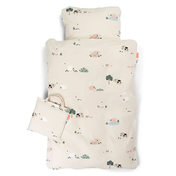 Parure Tiny Farm Sable - 100 x 140 cm  Done by Deer