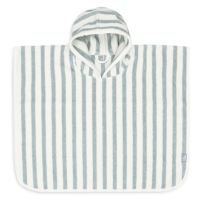 Poncho de Bain Stripe Sea Green - 1/4 Ans Jollein