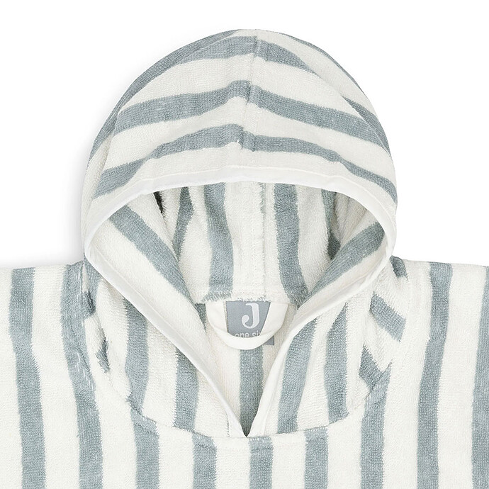 Poncho de Bain Stripe Sea Green - 1/4 Ans Jollein