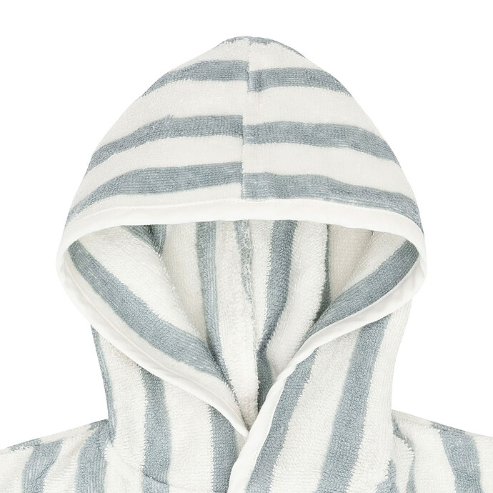 Achat Peignoir de Bain Stripe Sea Green - 3/4 Ans 