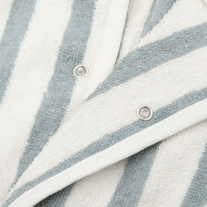 Peignoir de Bain Stripe Sea Green - 3/4 Ans  pas cher