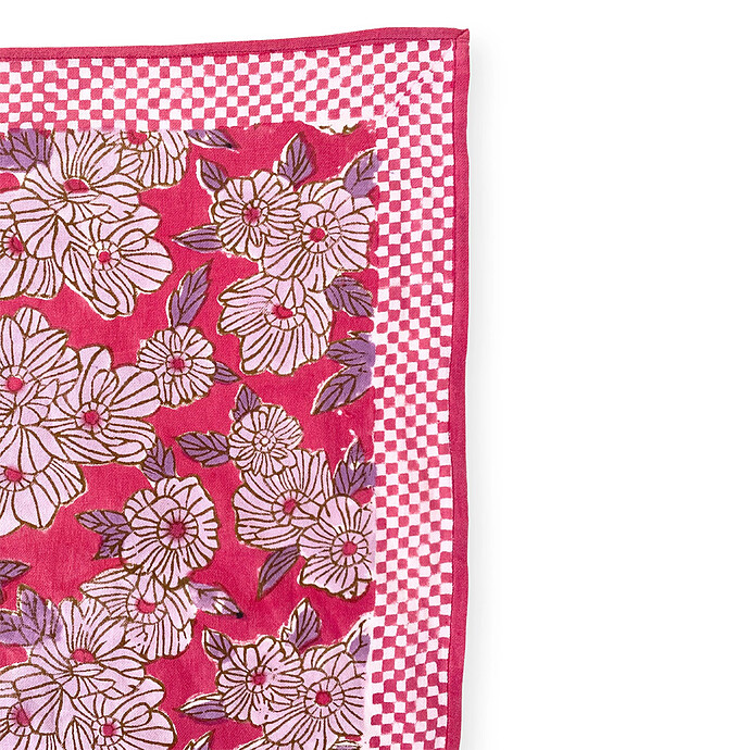 Big Foulard Latika Bloom - Magenta Apaches