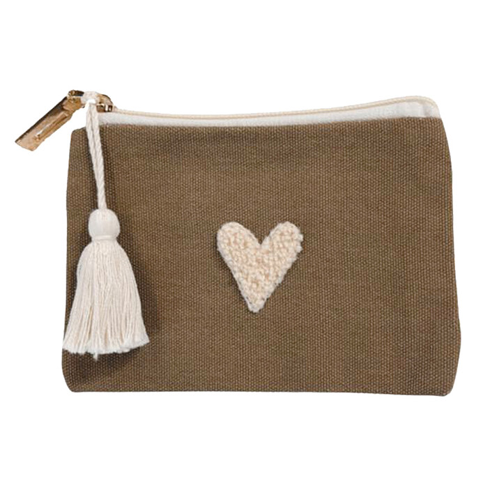 Porte-monnaie Love - Taupe Zakuw