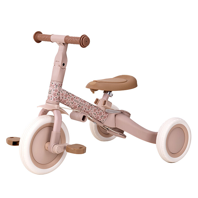 Tricycle 4-en-1 - Pink Little Dutch