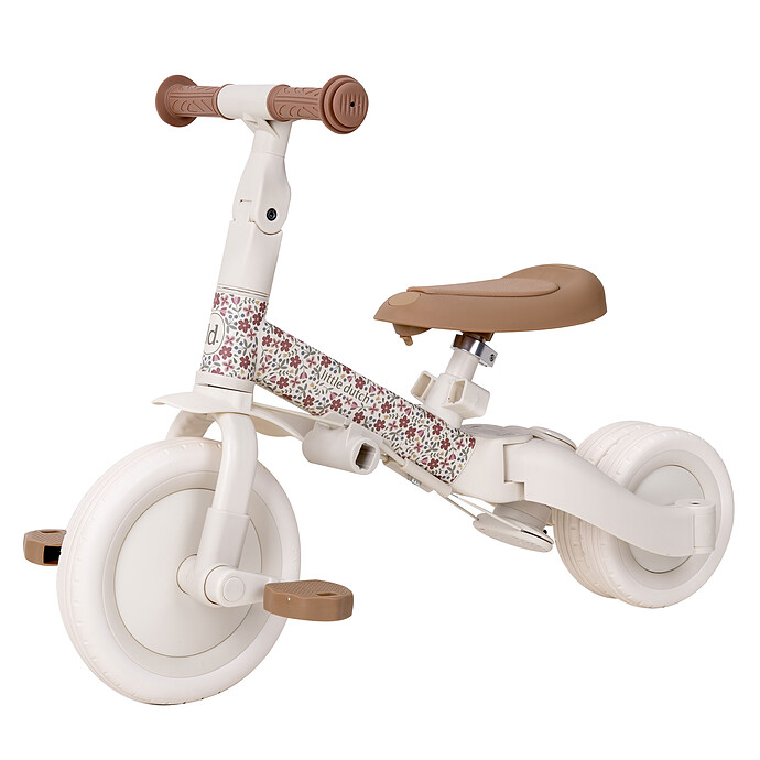Tricycle 4-en-1 - Off White Little Dutch