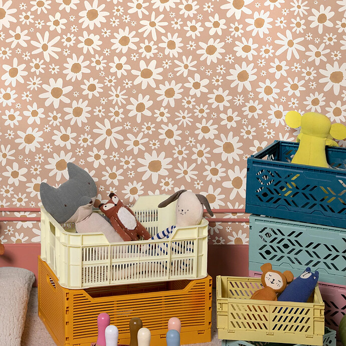 Papier Peint Lucette - Pétale Maison Janette
