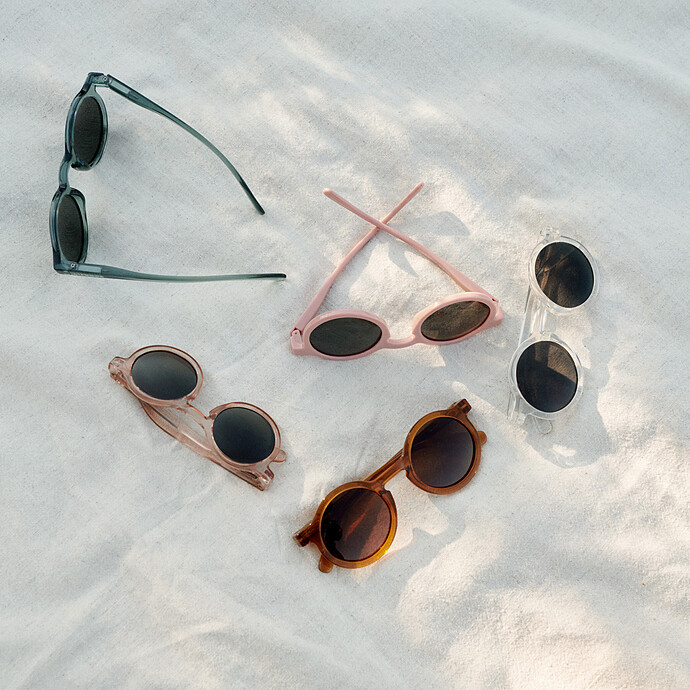 Lunettes de Soleil Darla 1/3 Ans - Rose Transparent pas cher