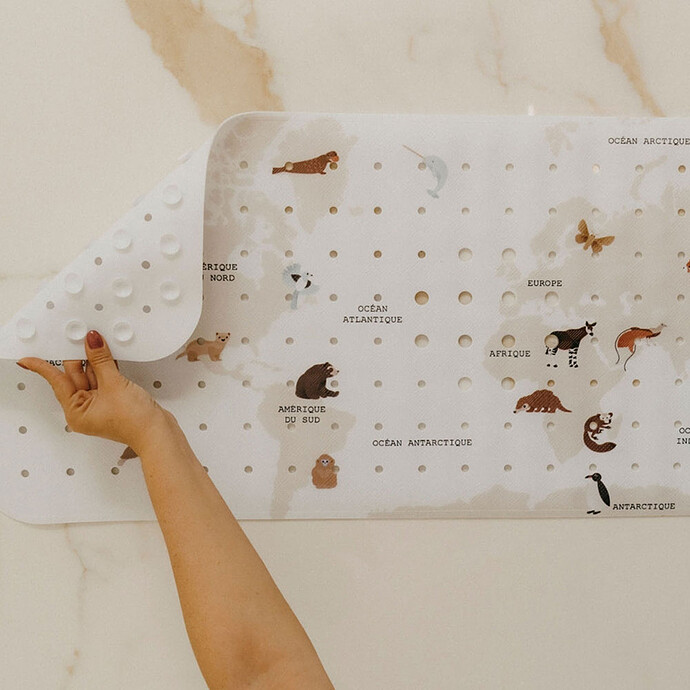 Tapis de Bain x Babyatoutprix - La Carte Tapilou