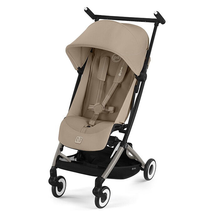 Poussette Ultra-compacte Libelle Châssis Taupe - Almond Beige Cybex