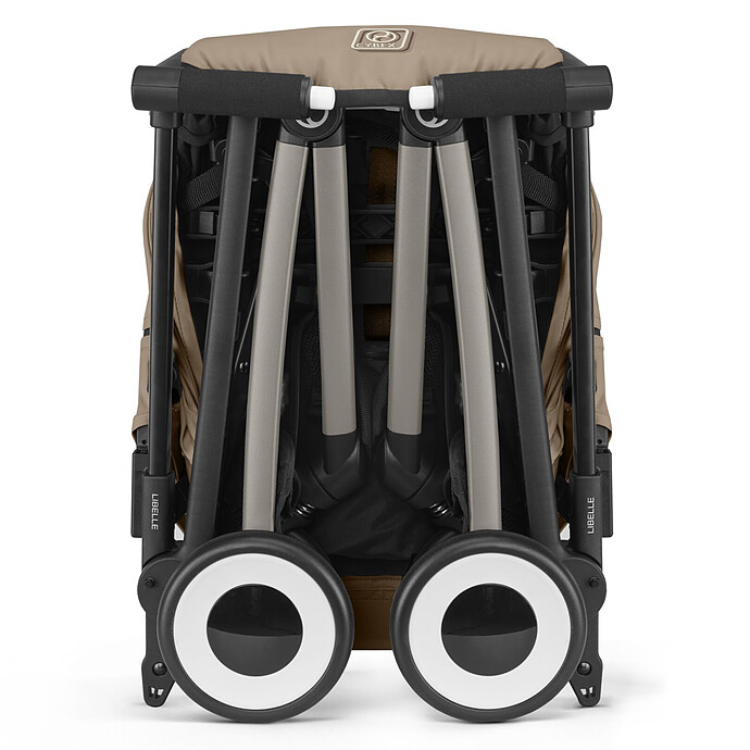 Poussette Ultra-compacte Libelle Châssis Taupe - Almond Beige Cybex