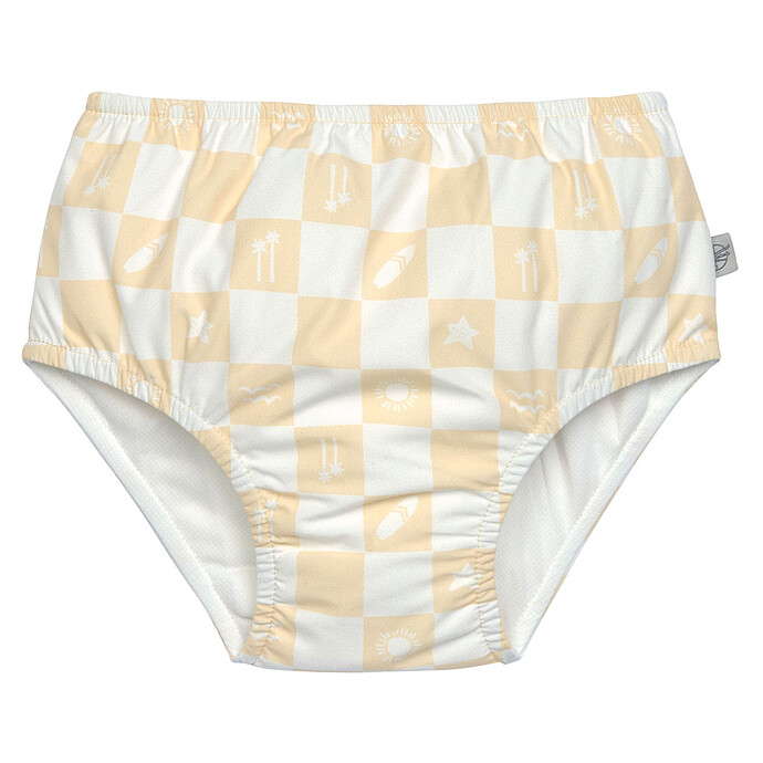 Maillot de Bain Couche Carreaux Vanille - 12/18 Mois LÄSSIG
