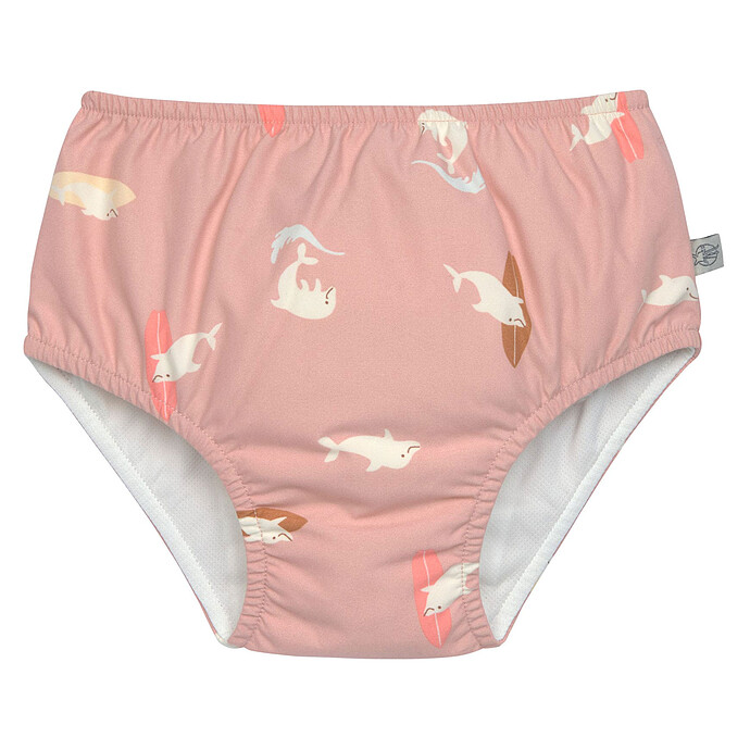 Maillot de Bain Couche Dauphin Pêche - 3/6 Mois LÄSSIG