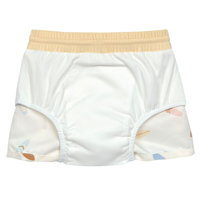 Short de Bain Couche Planches de Surf Ecru - 18/24 Mois  LÄSSIG
