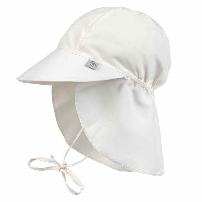 Casquette Protège Nuque Anti-UV Ecru - 6/18 Mois  LÄSSIG