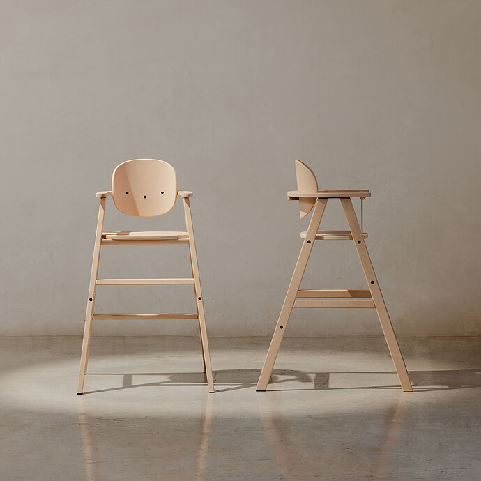 Achat Chaise Haute Growing Green - Hêtre