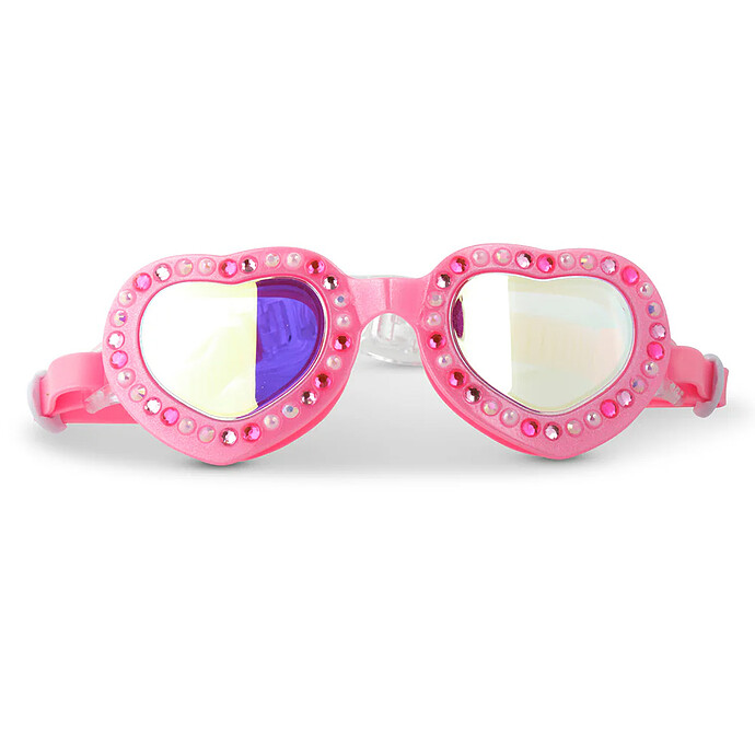 Lunettes de Natation Pink Lace Beautiful Bows - 3 Ans + Bling2o